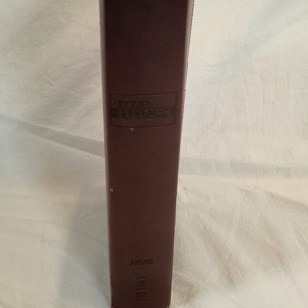 Zondervan NIV True Images Bible Teen Girls Brown Pink Flower Italian Duo-Tone - Picture 3 of 12